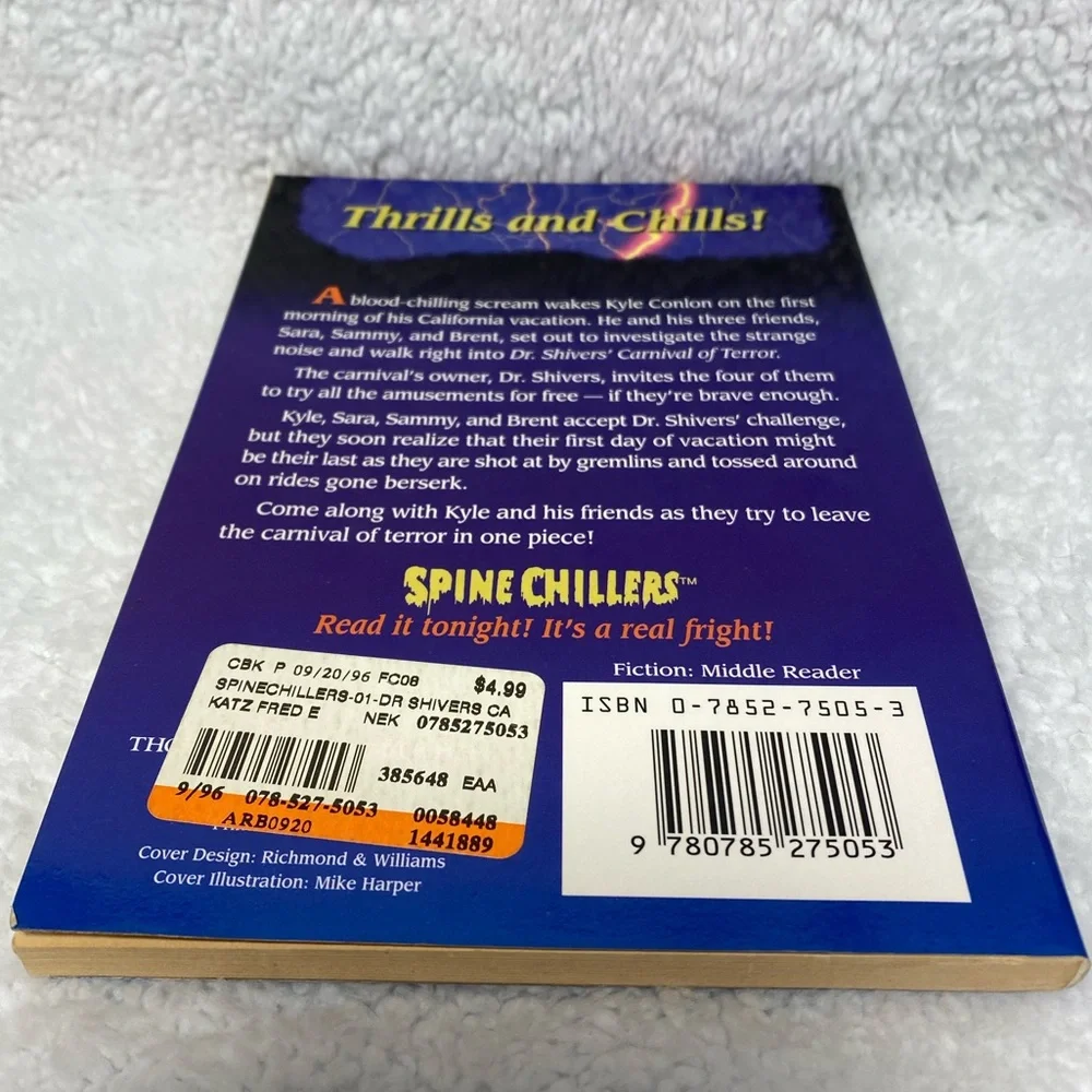 SpineChillers by Fred E. Katz - No. 1: Dr. Shiver’s Carnival of Terror
